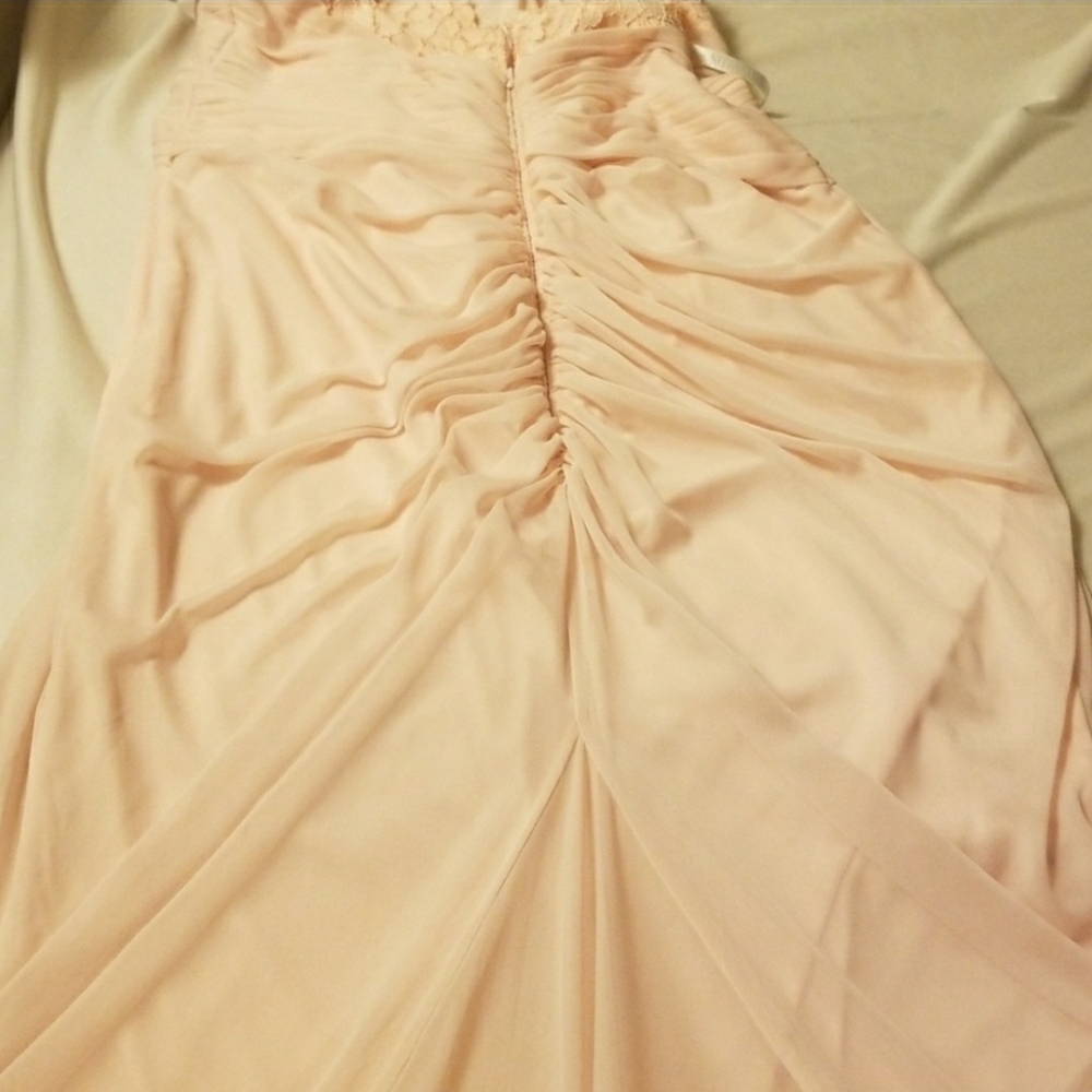 David's Bridal Petal Pink Dress - Picture 5 of 6